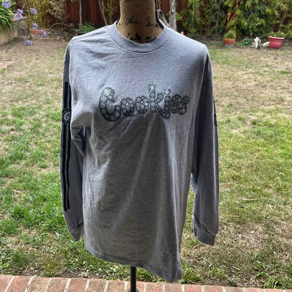 Grey Cookies Long Sleeve Shirt - Picture 1 of 3